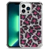 Bling glitter leopard caso para iphone 13 12 11 pro max x xr xs max proteção 2 em 1 capa casos