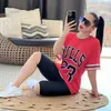 Two Piece Jersey Set Women Designer Tracksuits Summer Tie Dye Print Outfits Casual T Shirt Shorts Jogger Sport Suit Fashion O-neck