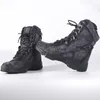 أحذية في الهواء الطلق تدريب الرجال العسكريون تكتيكي الأحذية العليا في الجيش الصحراوي أحذية التمويه القتالية الصيد تسلق بوتاس أحذية المشي لمسافات طويلة 231120