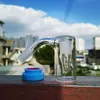 Einzigartige Bong 45 ° Glas Aschefänger Shisha 14 mm 45 Grad Außengelenk Schüssel Bubbler Bohrinsel Rauchpfeife Wasserpfeife Shisha Aufsatz Wasserbongs