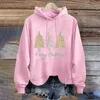 Women's Hoodies Merry Christmas Fashionable Light Weight Hooded Sweatshirt Women Long Zip Hoodie Womens Plain Pullover