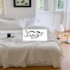 Quilts & sets 100 COTTON Top Quailty White Lace Gilrs Bedding Sets Beautiful Quilts & sets Hot selling quilted thick throw 3pcs sheet and pillowcases