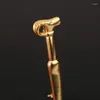Broscher vintage guldpläterade fårhuvud scepter svärd brosch kvinnlig kappdräkt par tillbehör