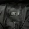 Trapstars – veste classique noire en duvet de coton avec manteau de rue épais brodé explosif