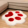 Tappeto Simil lana a forma di pennello Tappeto per ufficio Soggiorno Scrivania Camera per bambini Tappeto Peluche Tappeti per camera da letto Tappeto carino 231120