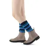 Socken Strumpfwaren Beinlinge Frauen Baumwolle Warm Halten Winter Dick Gestrickte Knie Stiefel Strümpfe Leggings Bunte Mode Damen Lange 231120