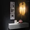 Vägglampor italiensk Atlantis Chain Mirror Light Stream Sconce Lights Badrum Droppljus för loftdekor Vanity