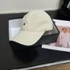 Cappello da baseball firmato Cappelli di lusso cofano da uomo e da donna Cappello in cotone Cappellino dal design semplice di lusso nero grigio bianco