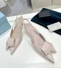 Design superior outono/inverno sandálias femininas sapatos florais origami-como gatinho saltos de couro macio dedo do pé pontiagudo festa de casamento senhora bombas EU35-42