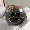 6 cores foto real com caixa relógios masculino mostrador preto 600M laranja moldura de cerâmica pulseira de aço inoxidável Cal.8900 masculino esporte pulso masculino relógios mecânicos automáticos