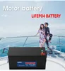 36V 100AH ​​LIFEPO4 Battery Pack Pack Ferro de lítio RV solar-RV com BMS para motor de acampamento ao ar livre