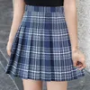 Röcke Damenrock Shorts Hohe Taille Aline Student Plaid Plissee für Damen Kleidung Tanzen Mini Mädchen Kawaii Faldas 230420