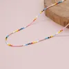 Chains YASTYT Colorful Miyuki Seed Bead Necklaces Women's Jewelry Native Jewellery Long Necklace For Women Trend Gift Neck Chain