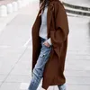 Kvinnors jackor jacka kvinnor lätt vikt nylon mode fast färg outwear vinter långärmad lapel dike