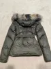 Braço emblema feminino jaqueta ao ar livre casual puffer jaqueta designer jaquetas femininas moda casaco quente tamanho 1-4