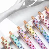 28Pcs Ball Pens Glitter Powder Metal Ballpen Multicolor Ballpoint For School Stationery Office Supplies