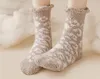 Men's Socks Women Autumn And Winter Mid-tube Plus Velvet Thick Cute High-tube Coral Ladies Stockings