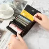 Card Holders Bag Ladies Multi-card Slot Solid Color Simple Little Fresh Student Anti-degaussing Driver's License Case