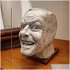 Декоративные предметы фигурки Scpture of the Shining Bookend Library Heres Johnny Resin Desktop Ornament Shelf KSI999 210811 D DHZS8