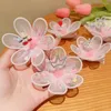 Hair Accessories Adorable Cartoon Trendy Crown Gauze Headwear Flower Girl Clip Korean Style Hairpin Barrettes Accessory