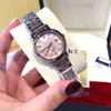 Luxury Women Watches Pearl Dial Quartz Movement Dress Watch Stainless Steel Strap Jewelry Wristwatch Splash Waterproof High Quality Designer Clock Montre De Luxe