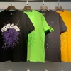 Herr tshirts spindel tshirt spder unga thug tshirts sommar män kvinnor mode svartrosa hip hop kortärmade kläder