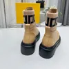 Bottes Bottines à plateforme Chaussures pour femmes Chaussures à talons de créateur en cuir véritable Bottines EUR 35-41 Bottes au genou en cuir brillant Bottes de moto
