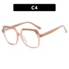 Zonnebril Anti Blauw Licht Computer Bril Damesmode Optische Brillen Polygon Brillen Frames Dames Veiligheidsbril