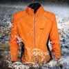Велосипедные куртки WOLFBIKE Велосипедная куртка Зимняя мужская ветровка Водоотталкивающая светоотражающая велосипедная куртка с длинным рукавом для лобового стекла Одежда для велосипеда 231120