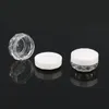 3ML 5G Scatola per crema a forma di diamante Bottiglia in acrilico Crema per diamanti Glitter per unghie Vasi per trucco Vasetti per crema Imballaggio cosmetico Rgxow