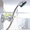 New 1/ Without Punching Shower Head Stand Adjustable Suction Cup Holder Chrome Plating Universal Wall Mount Bracket Wholesale Newest