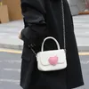 Evening Bags Women Handbags Pink Heart Girly Small Square Shoulder Bag Fashion Love Tote Purse Handbag Chain Handle Messenger Gift