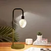 Retro Metal Study Reading Desk Battery Powered LED Night Light Bedroom Decoração Lâmpadas de mesa AA230421