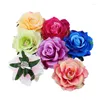 Headpieces Bridal Rose Flower Hairpins Bridesmaid Fake Headwear Hair Clip Wedding Jewelry Women Beach