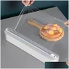 Other Kitchen Tools Magnetic Cling Film Wrap Dispenser Plastic Cutter Food Tool Nontoxic Baking Paper 230627 Drop Delivery Home Garden Dhx1F