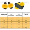 Slippers Faux Fur Slippers for Women Flip Flops Fur Slides Cozy Slip On Slippers House Flats Fuzzy Sandals Soft Flurry Slides for Women T231121