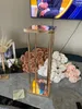 Окрашение от 50 до 120 см в высоту) Новое прибытие Gold Metal Candle Holder Центральные части Candelabra Свадебные столы Центр Imake837