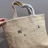 HOT Y LETTER Luxury Designer Beach Bags Women Summer Travel Designers CHandbags Fashion Casual Large Straw Tote Bag Woven Shoulder Shopping Bags Purse 230421