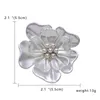 Pins Broschen Trendy New Kamelie Frauen Brosche Elegante Blume Perle Pins Mode Weibliche Party Mantel Kleid Schal Zubehör Schmuck Geschenk Z0421