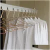 Cintres Racks 1.2Cm Vêtements Non Slip Dry And Wet Rack Support de vêtements en alliage d'aluminium Pas de décoloration Options de couleur Mti W0206 Drop Deliv Dhoi2