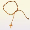 Hurtowe partie 50pcs ręcznie robione Lucky Cord Braid Rope Rosary Bracelets Nylon Bracelets MB048124929