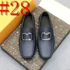 40Model oryginalne skórzane mężczyzn designerskie buty luksusowe markę mokasynki mokasyny oddychające na włoskie buty do jazdy chaussure homme