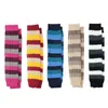 Socken Strumpfwaren Beinlinge Frauen Baumwolle Warm Halten Winter Dick Gestrickte Knie Stiefel Strümpfe Leggings Bunte Mode Damen Lange 231120