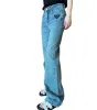 Women's Jeans Designer Vintage Wash Straight Pants Soft Comfortable Fashion Spring Summer Black Blue Girls Size S-l