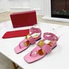 San Valentino sandali Designer di tallone ad alto tacco sandali donne pannelli in pelle Piattaforma Slide Sandalo Sandalo Summer Fashion Patform FGXCV 6VOJ