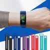 Nova Bluetooth Smart Band Screen Tela da freqüência cardíaca Monitor de pressão arterial Pedômetro Pedômetro Fitness Anel de mão inteligente