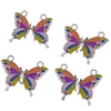 Pendant Necklaces 50pcs Good Friend Butterfly Necklace Women Europe And America Simple Color Two-piece Friendship