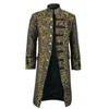 Мужские куртки Средневековая винтажная куртка в стиле стимпанк, сочетающая в себе элементы сценического шоу эпохи Возрождения. Уникальный повседневный стиль и модный шарм.