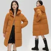 Women's Down Parkas Winter Jacka Women Parka Jackor Warm Long Hooded 2023 Kvinnans tjocka bomullsnökläder Rockar Puffer 231121