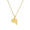 Pendant Necklaces Irregular Meteor Gold Color Embossing Necklace For Women Stainless Steel Neckalce Choker Everyday Trend Punk Jewelry